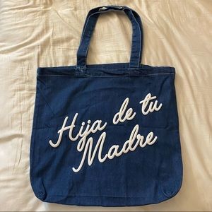 Denim Tote Bag